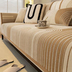 Khaki Chenille couch cover variant