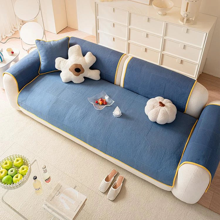 Cotton couch cover product view 5