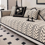 Black Plush couch cover variant