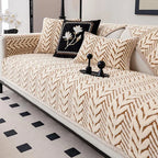 Brown Plush couch cover variant