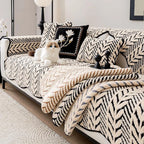 Plush couch cover product view 1