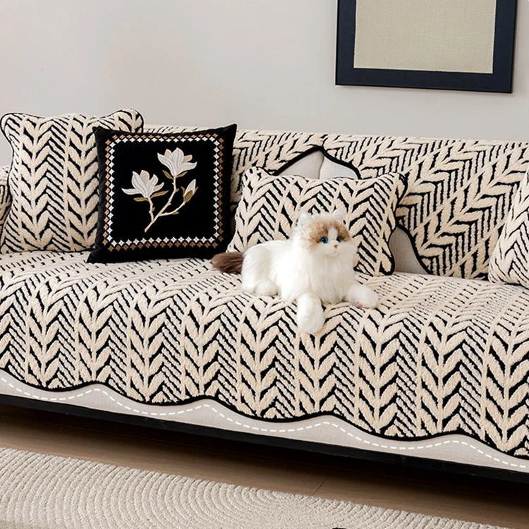 Plush couch cover product view 4