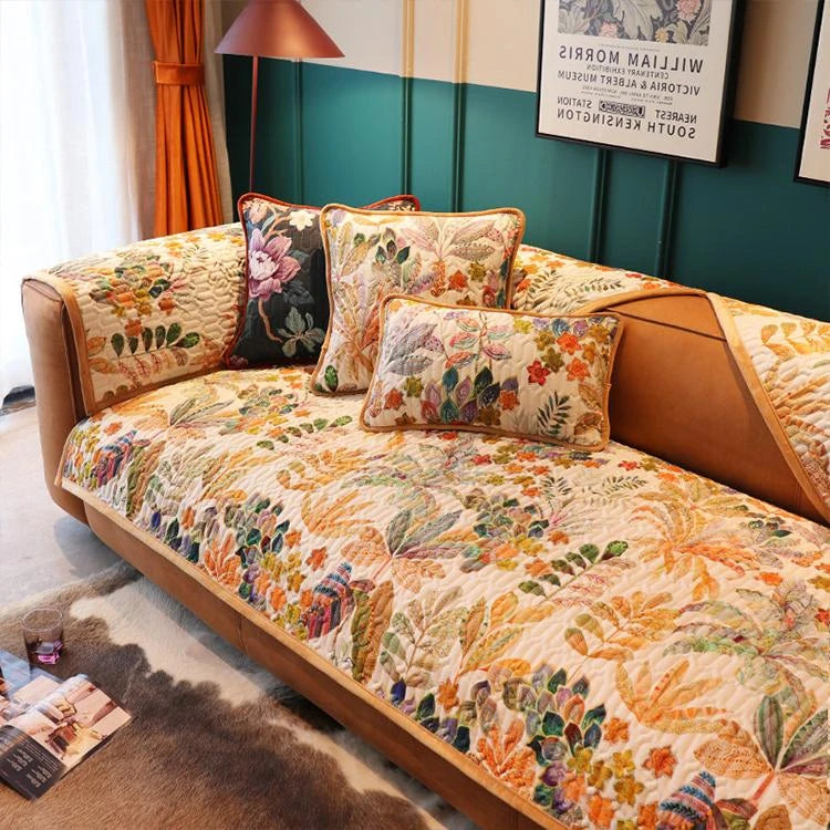 Fleece couch cover product view 1