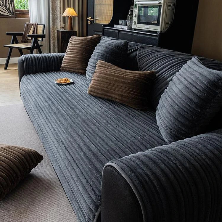 Fleece couch cover product view 1