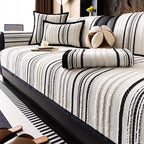 Black Chenille couch cover variant