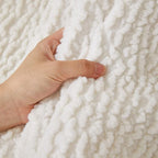 Faux Sherpa couch cover product view 3