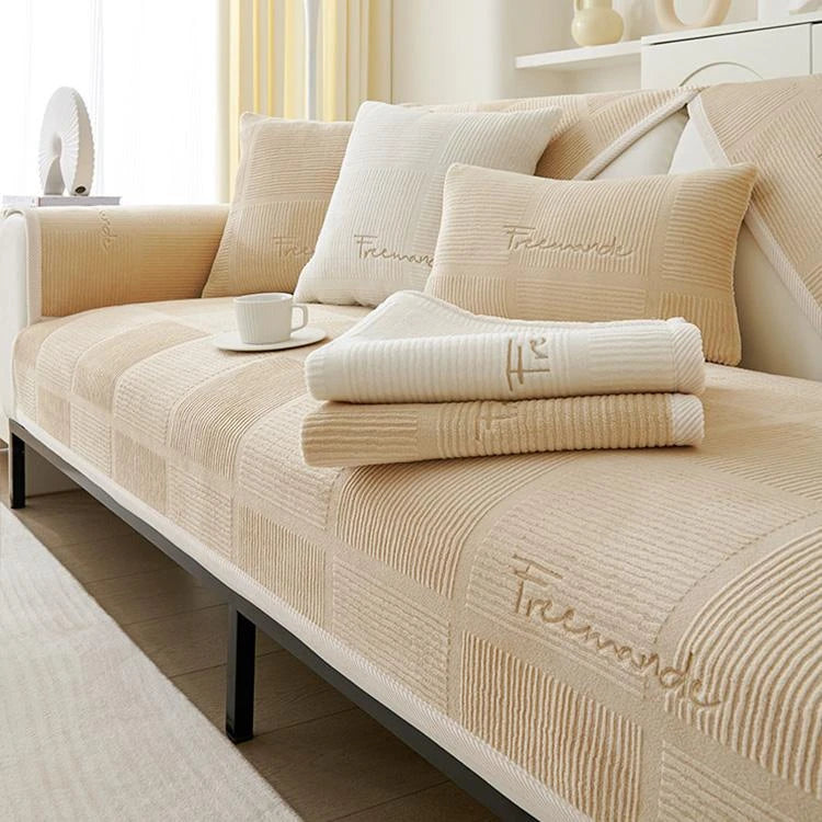 Fleece couch cover product view 1