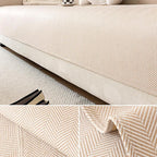 Brown Ice Silk couch cover variant