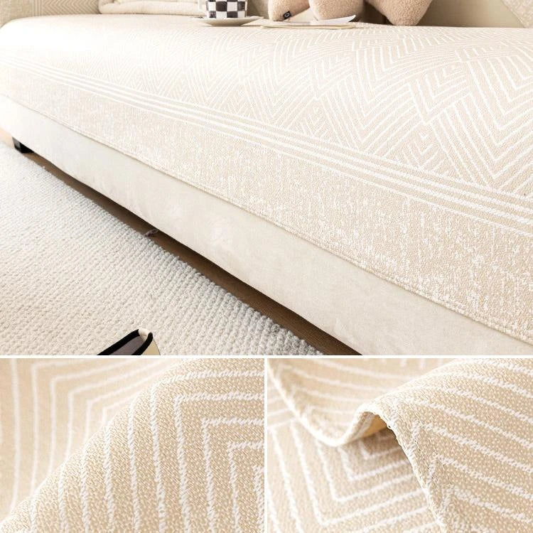 Brown Ice Silk couch cover variant