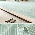 Green Ice Silk couch cover variant