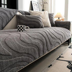 Gray Fleece couch cover variant