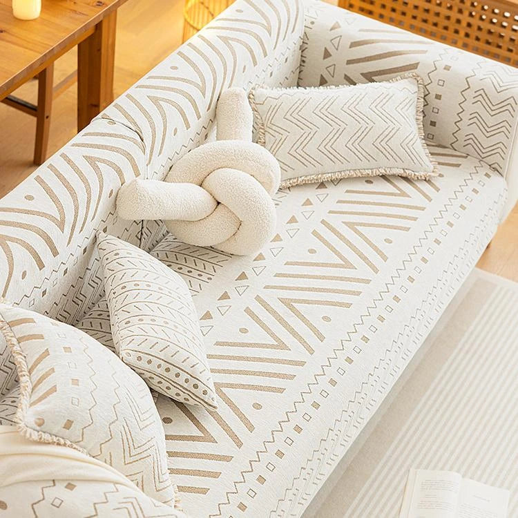 Chenille couch cover product view 1 Main image