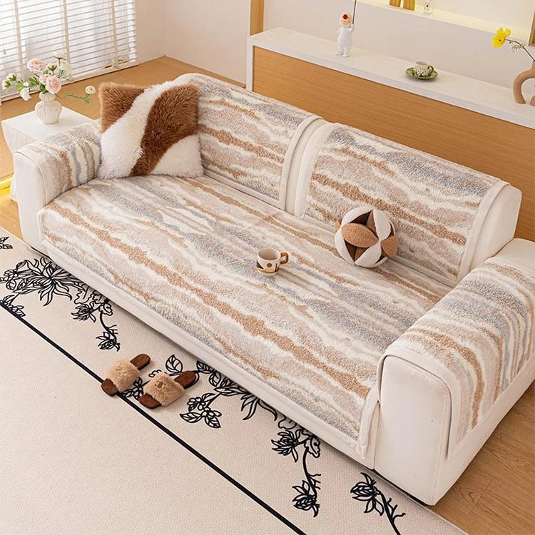Fleece Non-Slip Sectional Couch Cover for Pets gsft-9089 Secondary image
