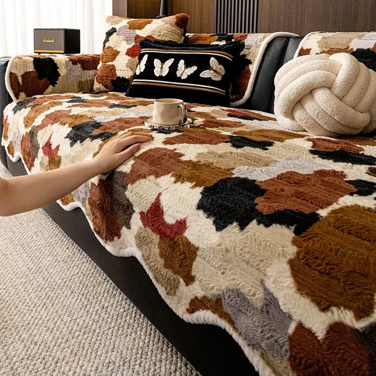 Faux Rabbit Fur couch cover product view 1 Main image