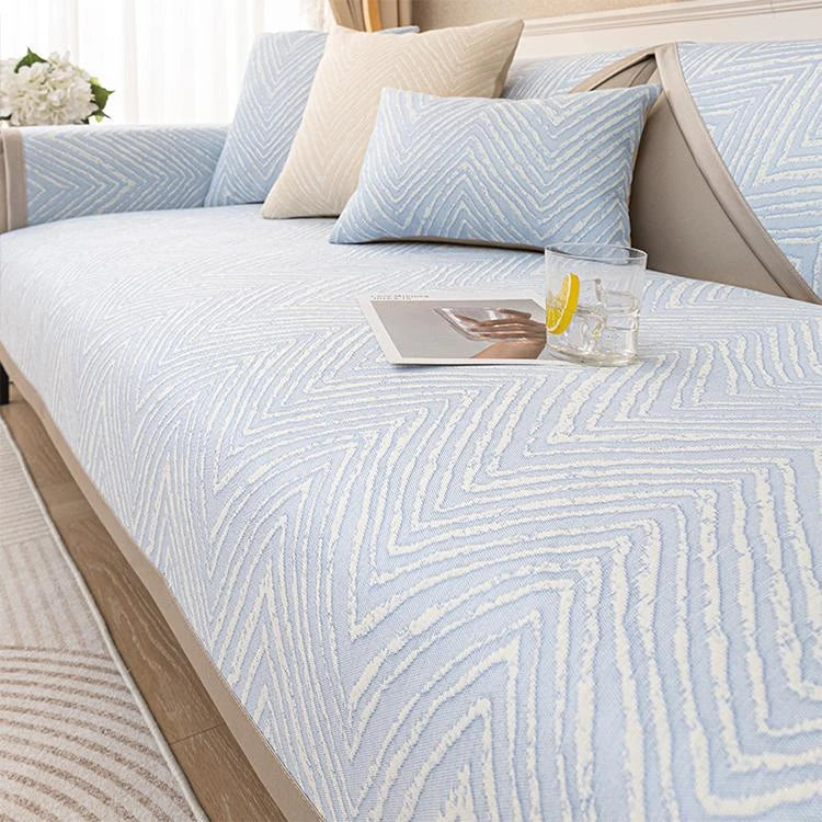 Blue Ice Silk couch cover variant