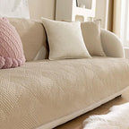 Khaki Cotton couch cover variant