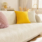 Cotton couch cover product view 1