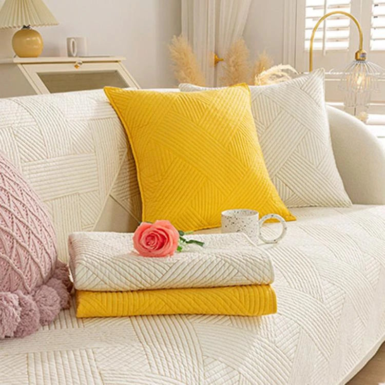 Cotton Non-Slip Sectional Couch Cover for Pets gsft-9095 Secondary image