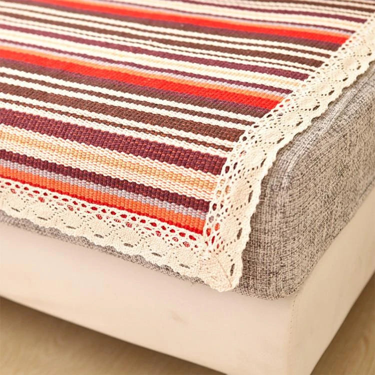 Cotton couch cover product view 1 Main image