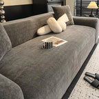 Gray Chenille couch cover variant