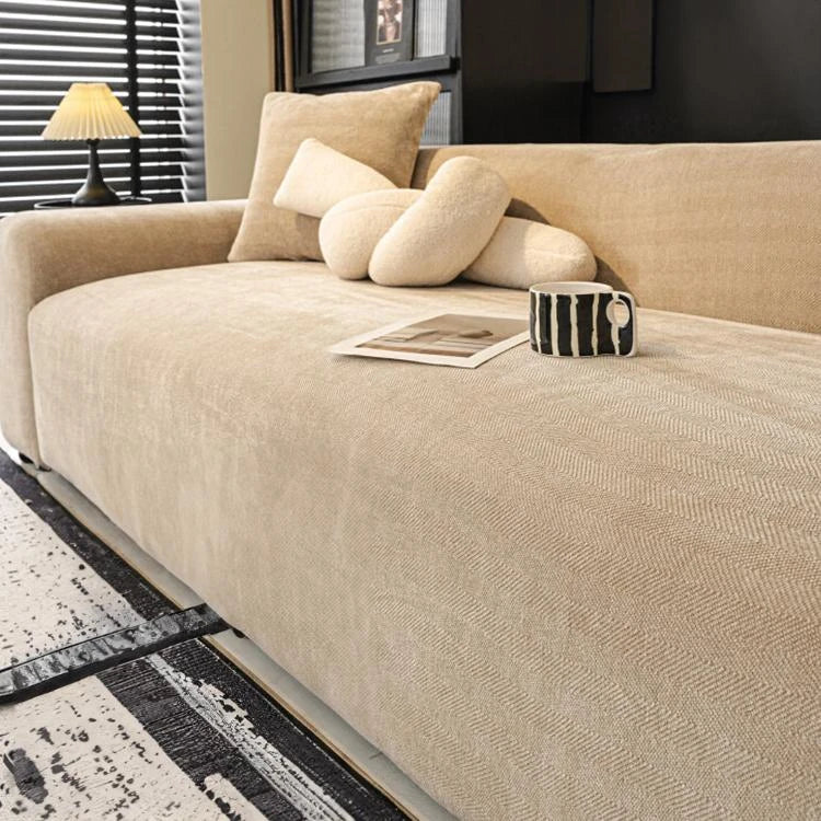 Chenille couch cover product view 1 Main image