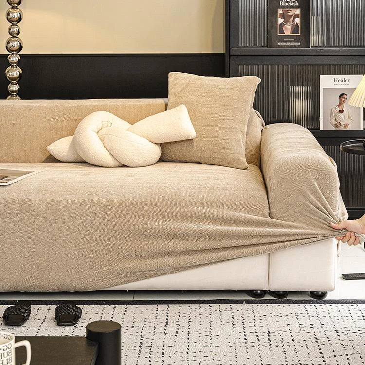 Chenille couch cover product view 5