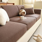 Brown Corduroy couch cover variant