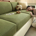 Corduroy couch cover product view 1