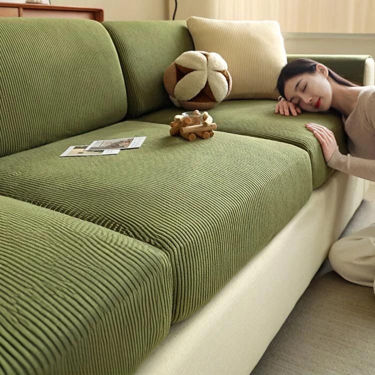 Corduroy couch cover product view 1