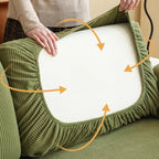 Corduroy couch cover product view 4