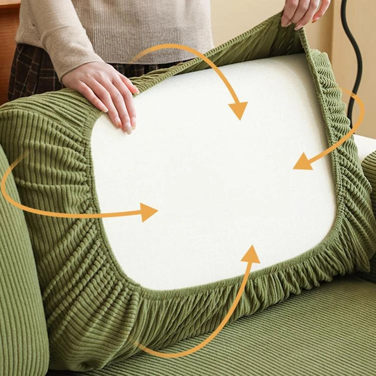 Corduroy couch cover product view 4