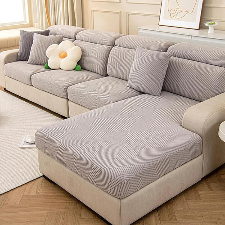 Gray Fleece couch cover variant