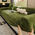 Chenille couch cover product view 1