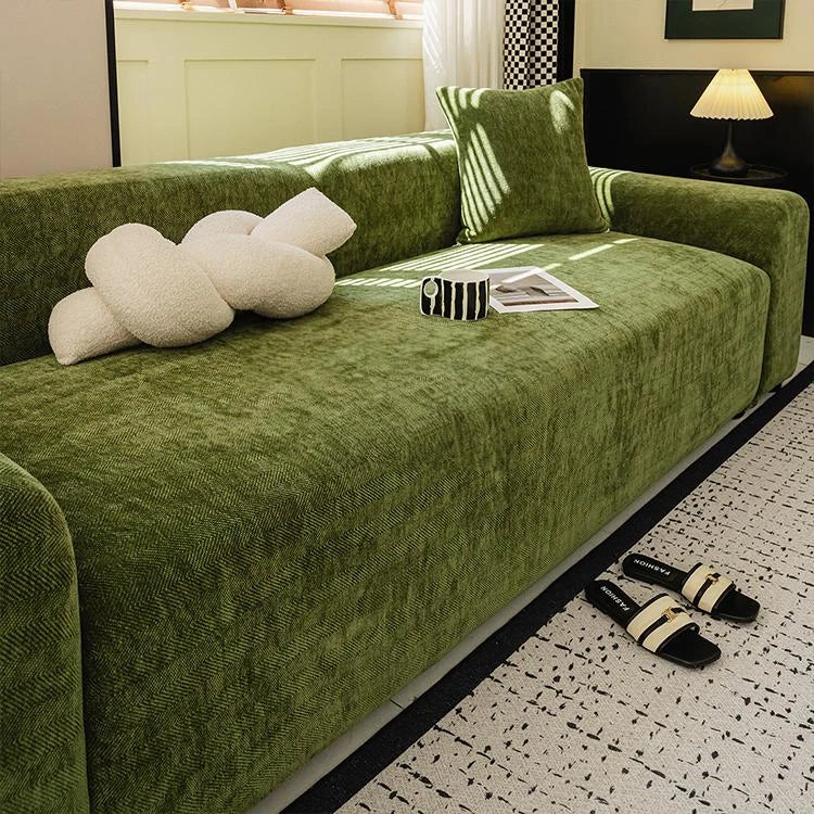 Chenille Non-Slip Sectional Couch Cover for Pets gsft-9105 Secondary image