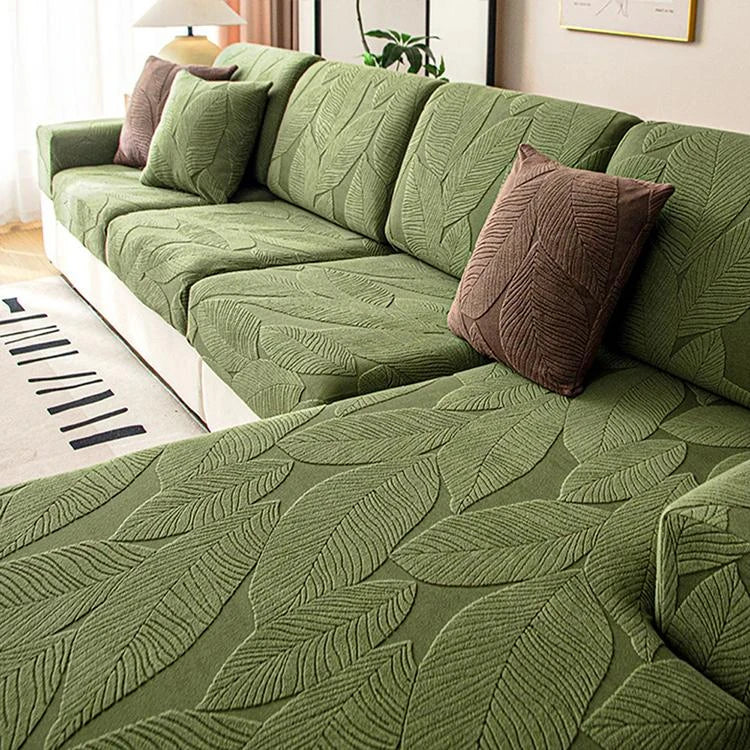 Green Fleece couch cover variant