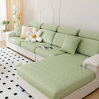 Green Ice Silk couch cover variant