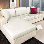 Beige Tech Fabric couch cover variant