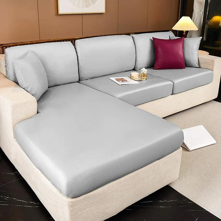 Light gray Tech Fabric couch cover variant