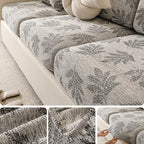 Dark gray Chenille couch cover variant