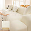 Beige Polyester couch cover variant