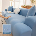 Blue Polyester couch cover variant