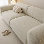 Green Chenille couch cover variant