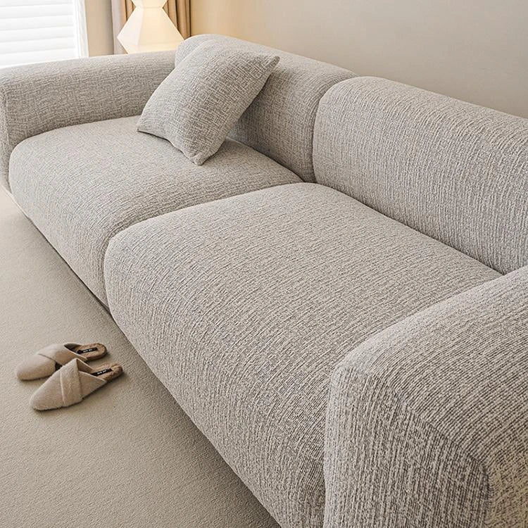 Light gray Chenille couch cover variant