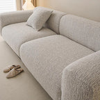 Light gray Chenille couch cover variant