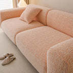 Orange Chenille couch cover variant