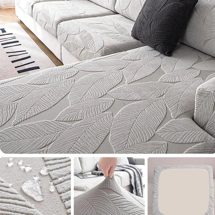 Light gray Polyester couch cover variant