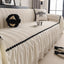 White Chenille couch cover variant