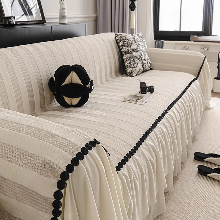 Chenille couch cover product view 3