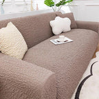 Brown Polyester couch cover variant