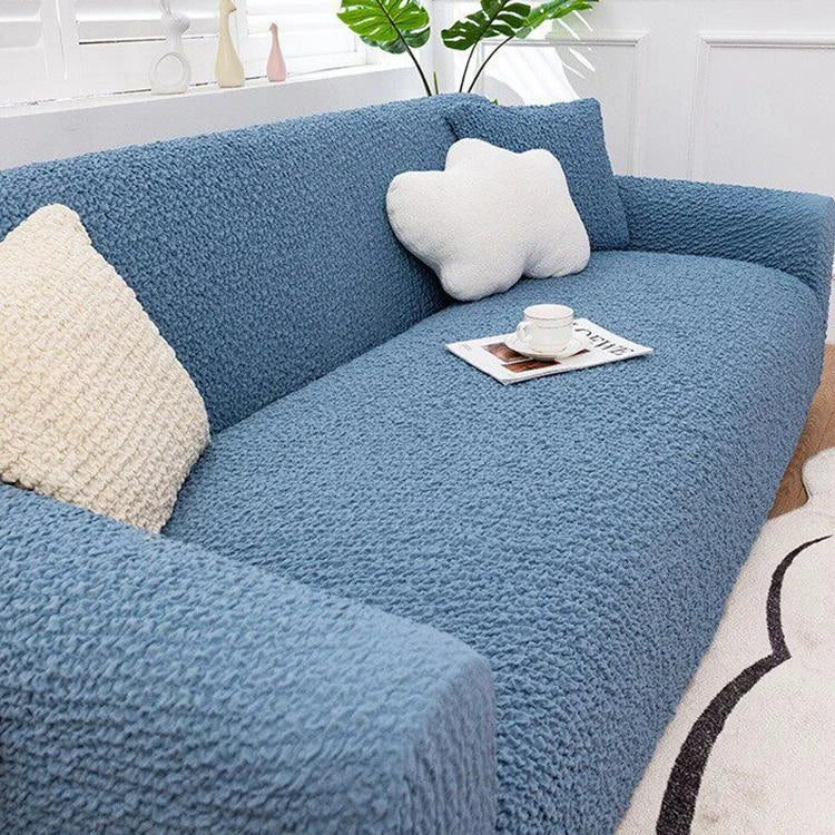 Blue Polyester couch cover variant